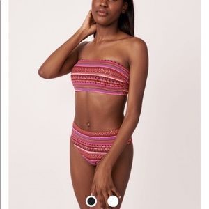 La vie en rose bandeau swim top. New with tags. XS (Bollywood)